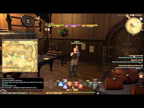 FFXIV ARR: Supplies for the Sick (Carpenter Class Quest LV 10) Cutscene