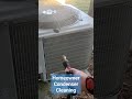 DIY'ers stop taking your fan tops off to clean condenser coils! #hvac #diy #hacks #cleaning