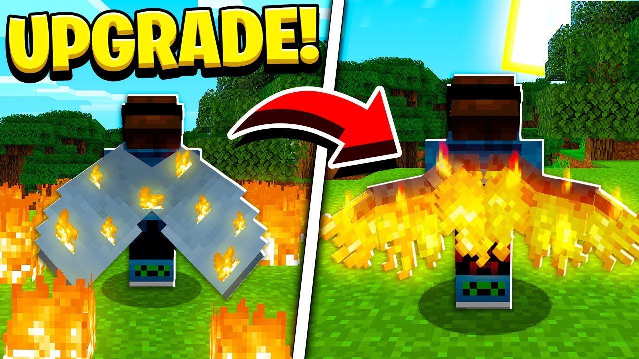 How to UPGRADE ELYTRA WINGS in Minecraft TUTORIAL!