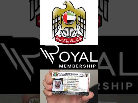 Dubai royal card #fazza #dubai 2023 #like #share #comment