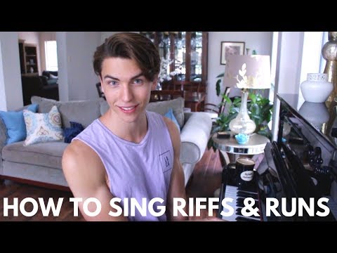 How to Sing Riffs and Runs (vocal agility exercise) - learn how to sing w/ Justin