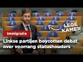 "Het is zó veelzeggend dat de linkse partijen hier niet zijn" - Jansen (FVD) bij huisvestingsdebat