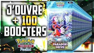 ENORME ouverture de 110 BOOSTERS PROPULSION PARADOXE sur Pokemon TCG Pocket
