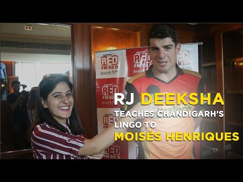 Deeksha Bajaj RJ Interaction with Moisés Henriques