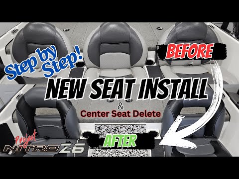 How To: Install Bass Boat Seats & Center Seat Delete BassBoatSeats.com Deckmate