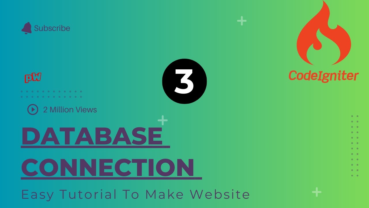 Database connection - CodeIgniter  3.1.13 - MySQL Database