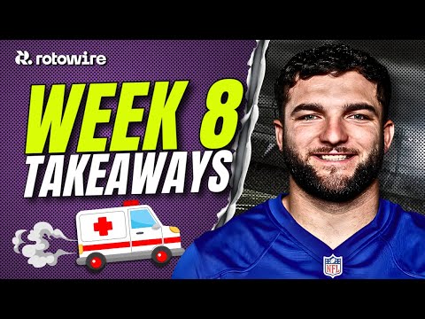 Thumbnail for Top Fantasy Football Reactions From NFL Week 8