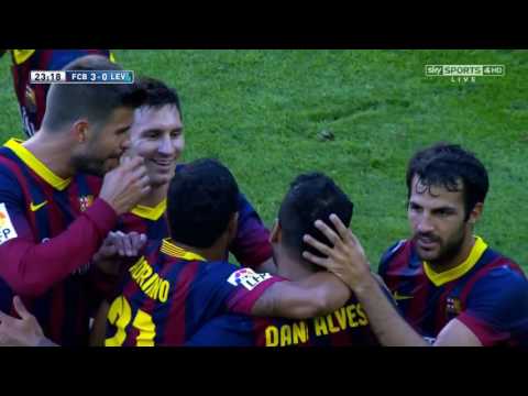 Lionel Messi vs Levante (H) 13-14 HD 720p