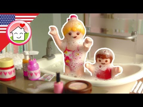 Playmobil The Bubble Monsters – Anna and Lena’s Bath Time Routine - Hauser Family