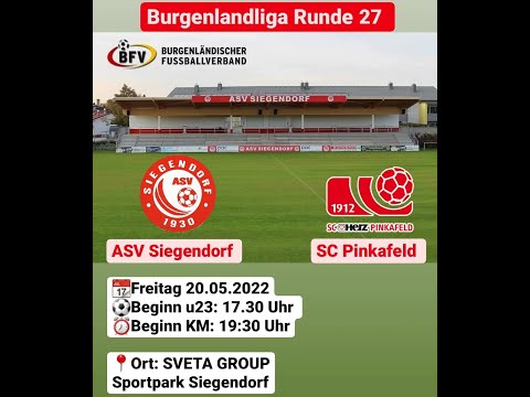 Highlights ASV Siegendorf vs SC Pinkafeld