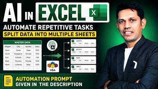 AI in Excel: Automate Excel Tasks Without Coding | AI + VBA Automation