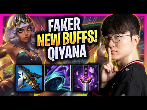 FAKER TRIES QIYANA WITH NEW BUFFS! - T1 Faker Plays Qiyana JUNGLE vs Talon! | Season 2025