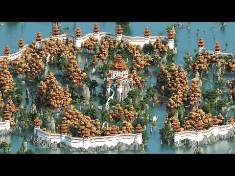 Mega City Sora (200 Hours Minecraft Timelapse)
