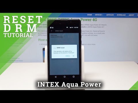 How to Reset DRM in INTEX Aqua Power 4G - Remove All Licenses