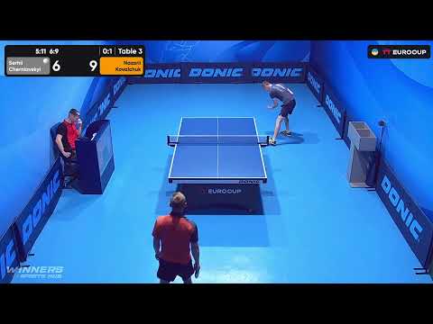 13:15 Serhii Cherniavskyi - Nazarii Kovalchuk 06.09.2023 TT Euro.Cup Ukraine Star. TABLE 3