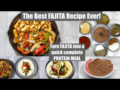 OMG! The Best FAJITA Tofu Recipe Ever! Homemade...
