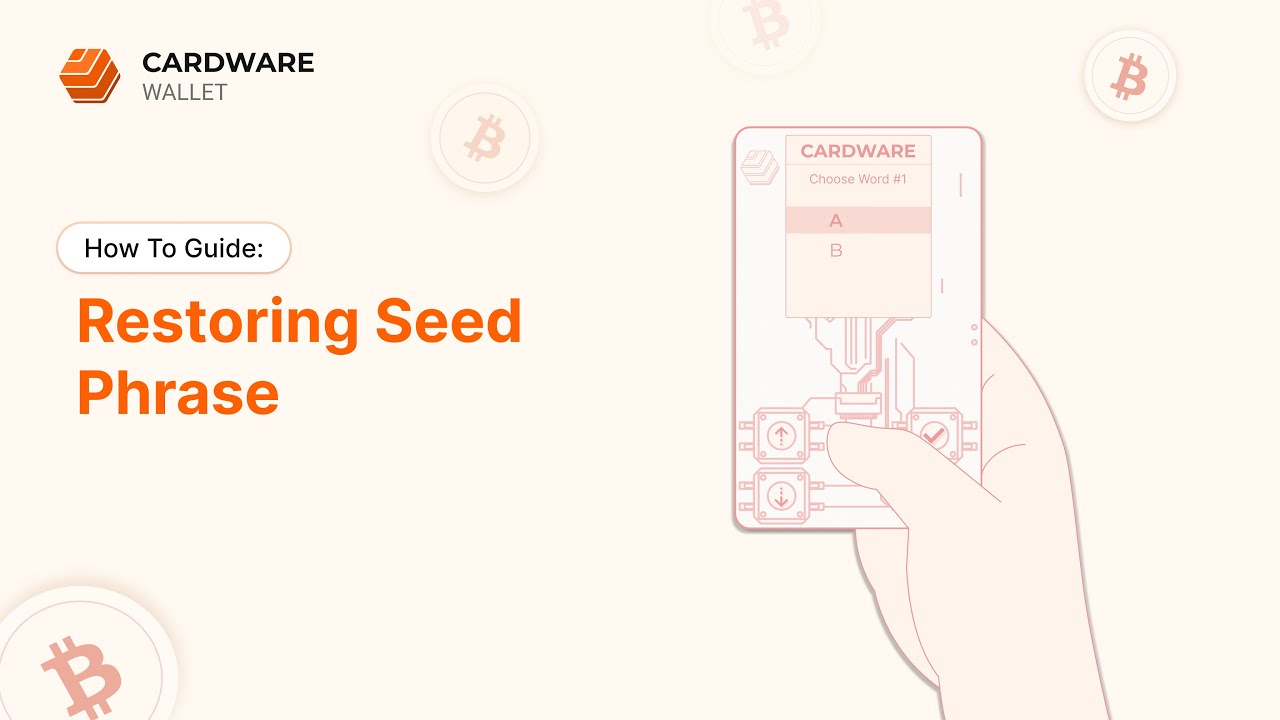 Restoring/Importing Seed Phrase