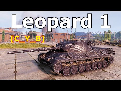 World of Tanks Leopard 1 - 10 Kills 11,8K Damage (1vs5)