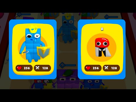 Merge Number Cube Color Block + Merge Alphabet Monster Lore  - Merge Simulator Battles