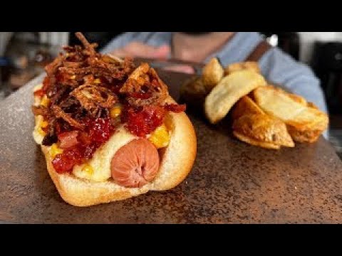 Tutorial for Making the Best Street Hot Dog | Easy Recipe
