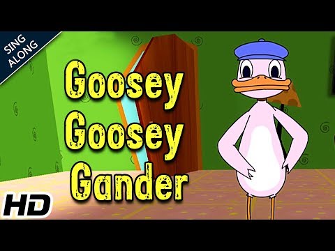Goosey Goosey Gander(HD) SING ALONG Nursery Rhyme | Popular Nursery Rhymes | Shemaroo Kids