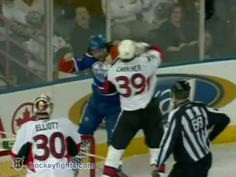 Matt Carkner vs Zack Stortini Mar 9, 2010