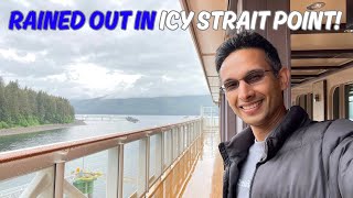 What a Rainy Day in Icy Strait Point, Alaska looks like onboard the Norwegian Bliss!