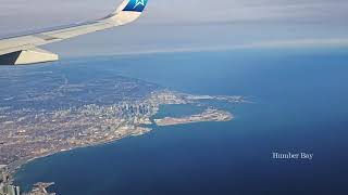 Landing at Toronto Pearson Airport using Runway 24R