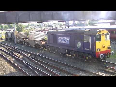 DRS 20308 tnt 20305. 6C52 Flasks. Carnforth. 10/09/15