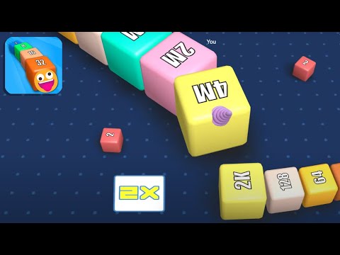 Cubes 2048 io 🦄 Highest Score 4 Million 🧊 3D Merge Numbers Puzzle 🐍 Gameplay