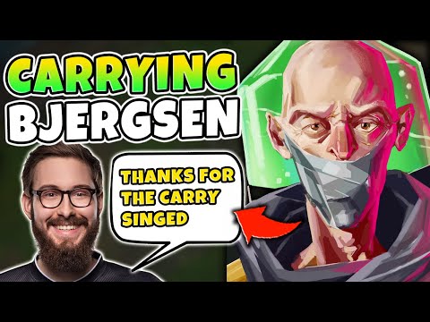 RANK 1 SINGED NA CARRIES BJERGSEN IN CHALLENGER SOLO QUEUE - League of Legends