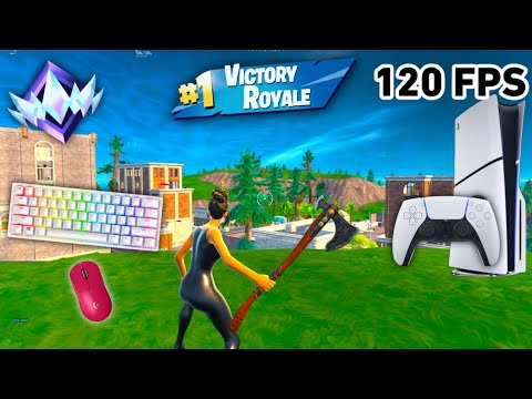 Fortnite Unreal Ranked Reload On PS5 Slim | Keyboard & Mouse Gameplay | 120 FPS | 4K