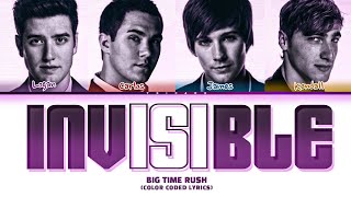 Big Time Rush - Invisible (Color Coded Lyrics)
