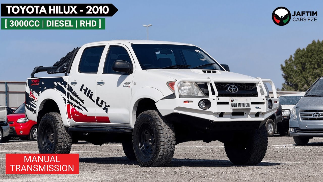 Toyota Hilux PREMIUM BULL BAR | RHD | 2010 | 3.0L DIESEL ENGINE | MANUAL TRANSMISSION | LATEST SPORTS BAR video