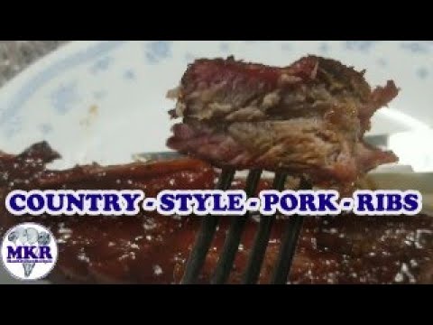 COUNTRY STYLE PORK RIBS On My Pit Boss Pro Series 1100...