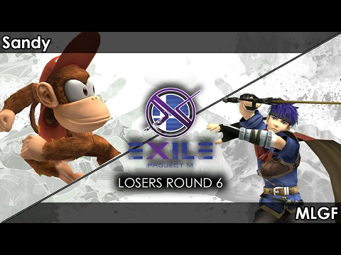 Project M: Sandy (Diddy Kong) V MLGF (Ike) - Exile 72 Tournament SSBPM