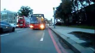 preview picture of video 'Bus drivers on Streatham High road.'