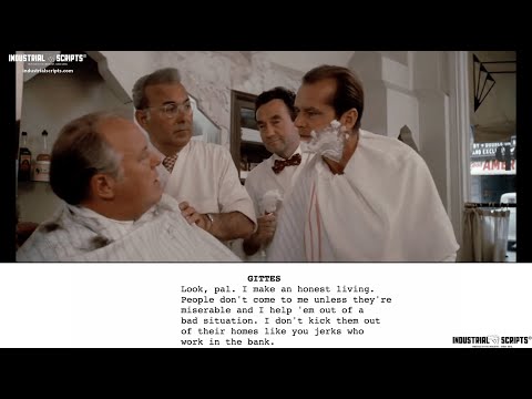 Classic Movie Scenes: CHINATOWN (1974) // Barbershop Scene // Script-to-Screen