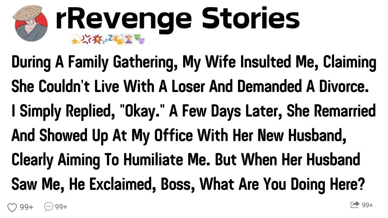 My Wife Insulted Me, Demanded A Divorce, Remarried, Then Her New Husband Called Me Boss At My Office