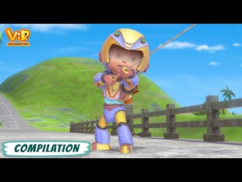 Chadda Uncle Ka Gussa | Vir The Robot Boy Cartoon In Hindi Compilation | Cartoons for Kids