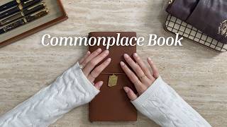 My Commonplace Book | Traveler's Notebook & Sterling Ink | Flip Through & Chat