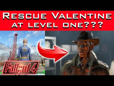 RESCUE NICK VALENTINE AT LEVEL 1? (Unique Dialogue and Story Impact in Fallout 4)