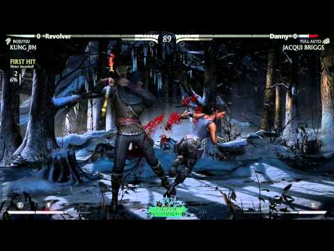 MKX @ Paradise Found - Danny (Kung Jin) vs Revolver (Jacqui) [720p/60fps]