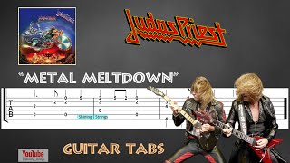 JUDAS PRIEST - Metal Meltdown - Guitar Tab | Lesson | Cover | Tutorial | 130 BPM