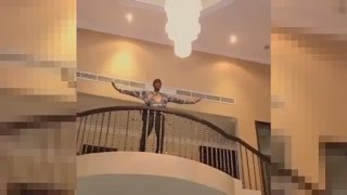 Soulja Boy Acting Like Scarface In His New Mansion