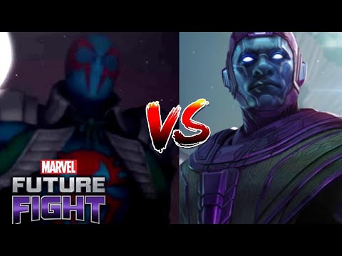 Marvel Future Fight - Arachknight 2099 vs Kang (World Boss Legend: Stage 9)