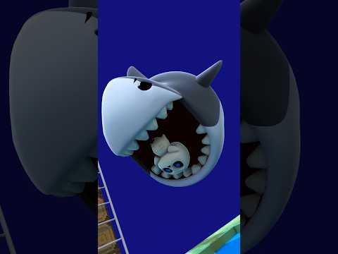 Shark ain't chilling #animation #shark #memes #animationmeme #funny #grumpyyard #shorts