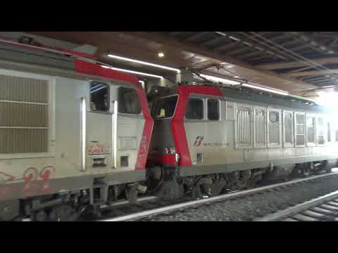 IL POTENTE SOUND DELLE TIGRI: E652.165 + 090  in doppia trazione, in partenza da Roma Tiburtina!!