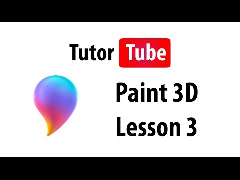 Paint 3D Tutorial Lesson 1 Interface