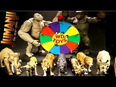 New Jumanji The Next level Spin Wheel Game Toys Complete Set Action Figures Dinosaur Toys Walmart